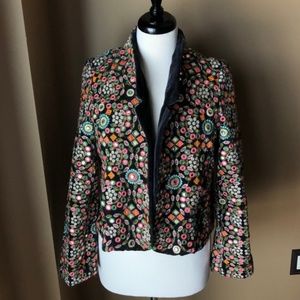 NWT Vintage Tolani Embroidered Mirror Jacket